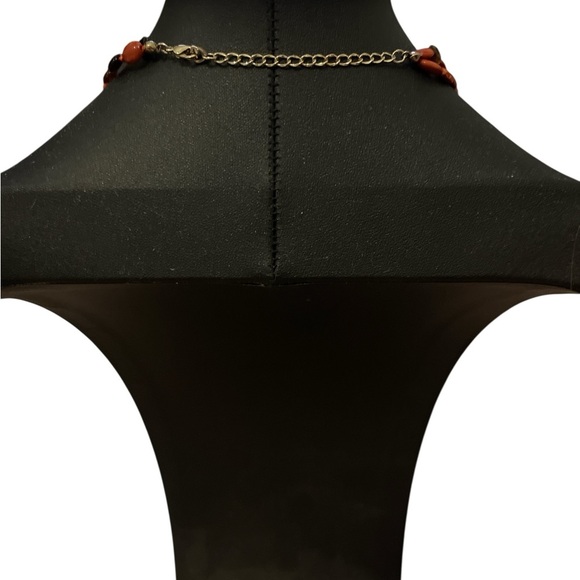 Vintage double strand multi browns Beaded Necklace - Picture 2 of 3